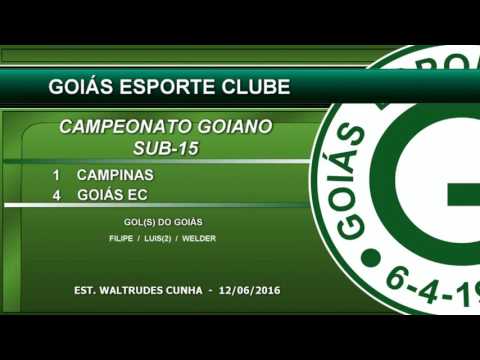 SUB 15. CAMPINAS 1 X 4 GOIÁS