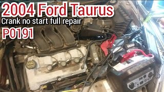 Ford P0191 diagnose and fix