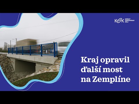 1. fotografia fotogalérie Aktuality / Ďalší most je hotový, tentoraz v Kusíne pri Zemplínskej šírave - video