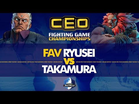 FAV Ryusei (Urien) vs Takamura (Akuma) - CEO 2019 Top 96 - CPT 2019