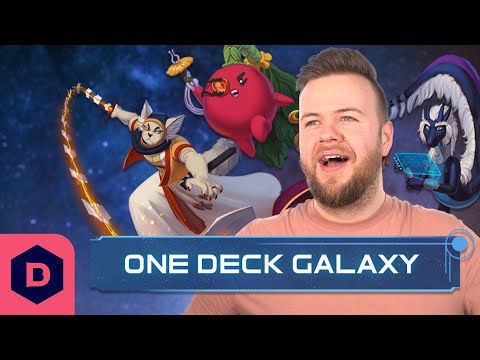 A whole sci-fi adventure in one tiny box! One Deck Galaxy board game preview (Sponsored)