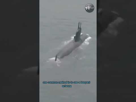 How do submarines navigate underwater?