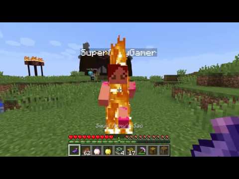 Minecraft — Dantdm vs Skydoesminecraft Challenge Games  Lucky Block Mod  Modded Mini Game