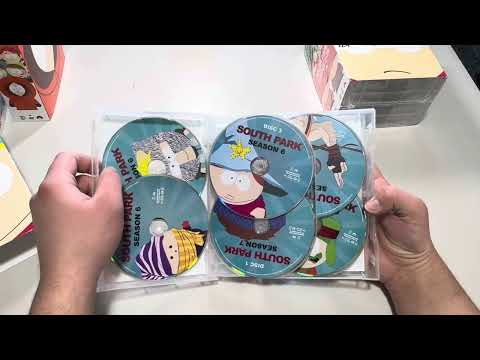 South Park Seasons 1-20 DVD box sets Unboxing