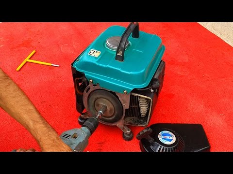 How to make electric starter for any generator
