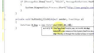 C# Tutorial 64  How do I calculate relative time e g  calculate someone&#39;s age