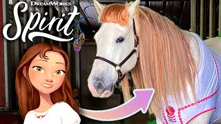 REAL Horse Cosplays as Lucky?! | SPIRIT RIDING FREE