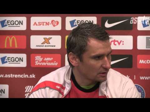 Tlačová beseda po stretnutí AS Trenčín - FC ViOn Zlaté Moravce
