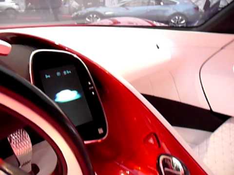 Concept cars interior Renault DeZir at Festival Auto 2011
