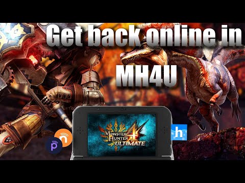 I Modded My 3ds to Play Monster hunter 4 ultimate Online again! (Pretendo)