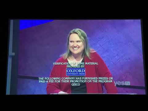 Jeopardy, short end credits - Emily Sands Day 2 (4/30/21)