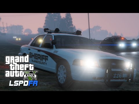 GTA 5 Mod LSPDFR - Foggy Patrol with Mountain Lion Trouble