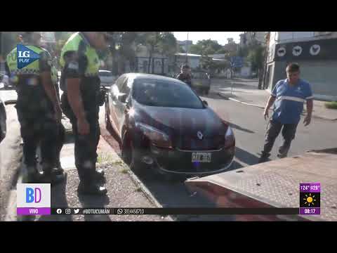 Choque en el cruce de Avenida Salta y Sarmiento