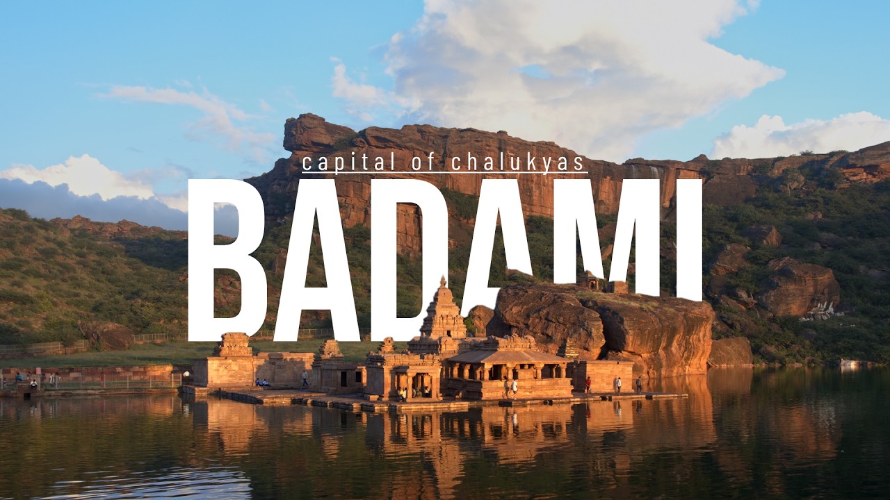 Video presentation covering Badami Chalukya cave art and structural temple history across Aihole