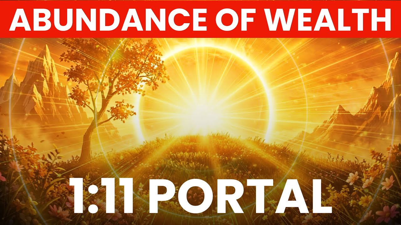 Manifest Abundance of Wealth: 1:11 Portal, 111 HZ Frequency