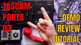 Video thumbnail for Tascam Porta 03 | Review, Tutorial & Demo | Lofi Black Metal Recorded On Cassette by Tetrakan