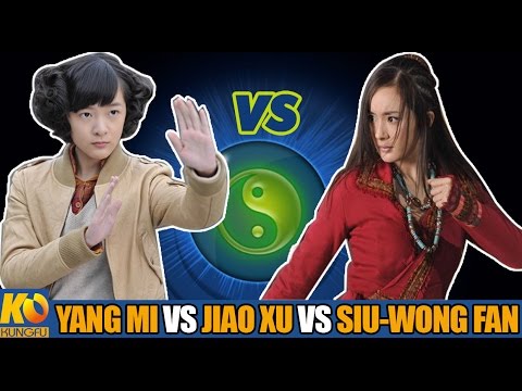 Yang Mi vs Jiao Xu vs Siu-Wong Fan - Wu Dang Fights