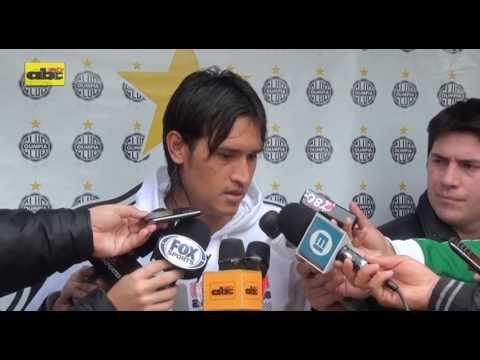 Ricardo Mazacotte, presto para su debut en la Libertadores con Olimpia