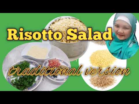 Risotto Salad Traditional Version/Simple Recipe by ReeMarvin Cooking lifestyle