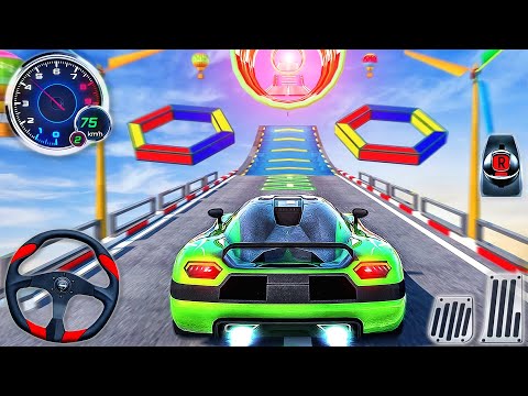 Mega Ramp Car Stunt Extreme Driving - Impossible Sport Car Racing 3D Simulator - Android GamePlay #2