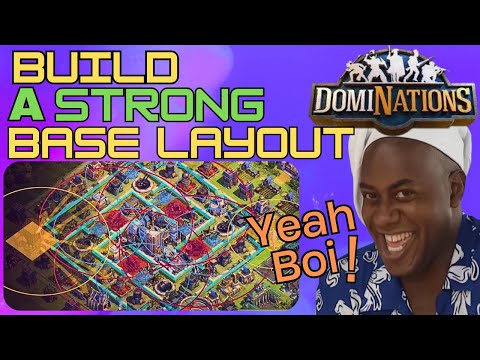 How to Build a STRONG Base Layout - Top Player Layouts! - DomiNations #dominations