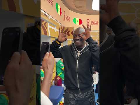 Celebrations with a legendary guest. AKON 🇸🇳#TotalEnergiesAFCON2025