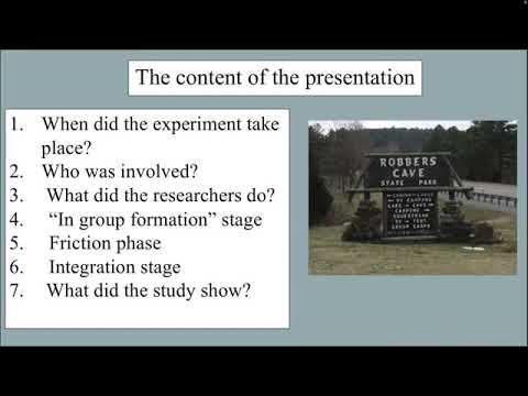 Robbers Cave Experiment