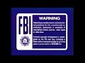 Navy Blue Disney FBI Warning Screens 2000 2001 2003