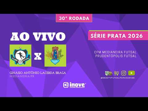AO VIVO | Medianeira x Prudentópolis - 30ª Rodada Série Prata PR ⚽ #futsalaovivo #futsalparanaense