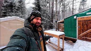 Off grid Property Winter Snow Fall Update