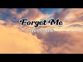 Forget Me Lewis Capaldi Lyrics