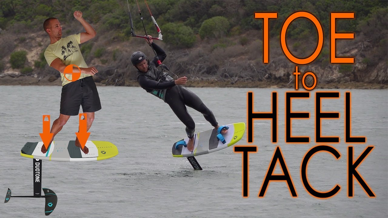 Kite Foil: Toeside to Heelside Tack