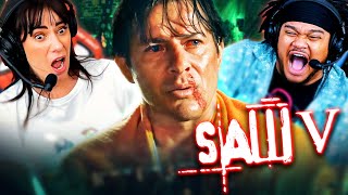 SAW 5 (2008) MOVIE REACTION!! FIRST TIME WATCHING! Jigsaw | Full Movie Review | Saw X