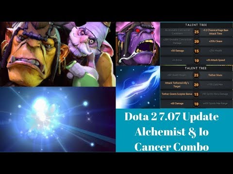 Dota 2 7.07c - Alchemist + IO