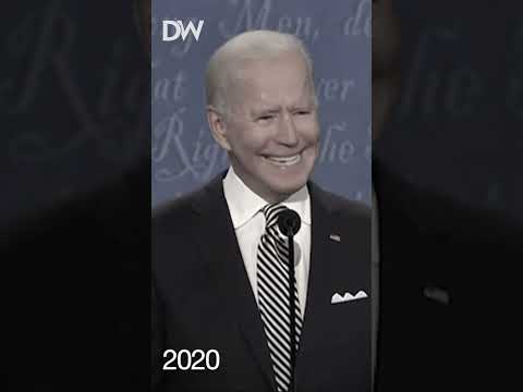 Joe Biden debating in 2020 vs Joe Biden debating in 2024.