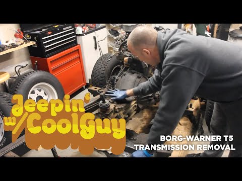 Jeep CJ7 T5 Manual Transmission Removal