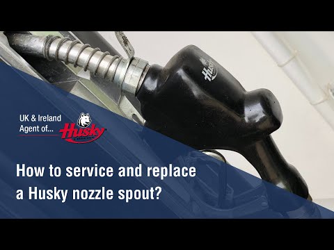 Replacing Husky 1GS nozzle spout.