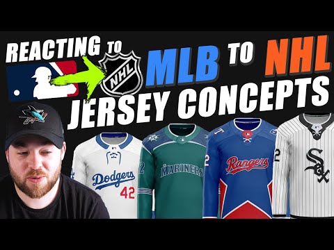Reacting to MLB to NHL Jersey Concepts!
