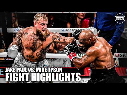 Jake Paul vs. Mike Tyson FIGHT HIGHLIGHTS | ESPN Ringside