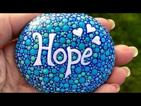 Beautiful and Easy Stone Art || Pebble Painting #stoneart #stone #diy#diycrafts#trending #viralshort