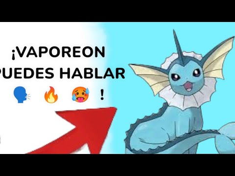 Vaporeon puedes hablar🗣️🥵❗❗❗ #pokemon #memes
