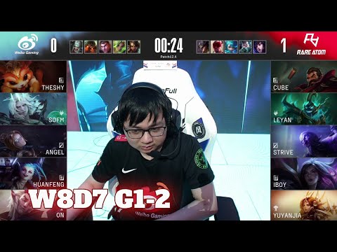 WBG vs RA - Game 2 | Week 8 Day 7 LPL Spring 2022 | Weibo Gaming vs Rare Atom G2