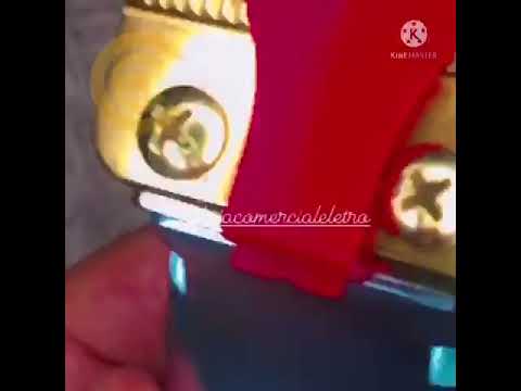 Kit Profissional Máquina Cortar Cabelo + Máquina Acabamento Série Ouro