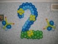 Цифра два из воздушных шаров (Number two of balloons) 
