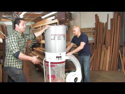 JET Vortex Cone Dust Collector Casters
