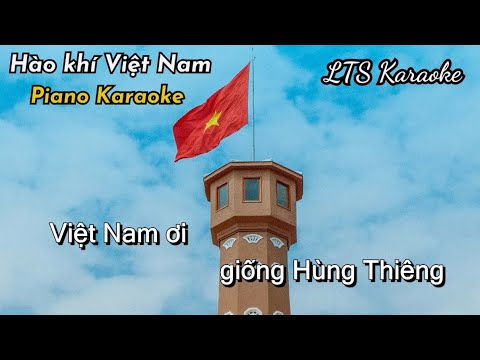Hào Khí Việt Nam Piano Karaoke | LTS Karaoke
