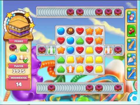 Cookie Jam - LEVEL 885  --   3 STARS  ( No booster ) GAMES