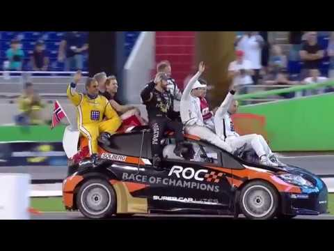 2017 ROC Miami | America vs The World - Team World do a parade lap to celebrate their victory!