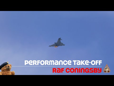 Typhoon Performance Take-off 'Nightmare 32' - Smooth climb out RAF Coningsby 09.01.23