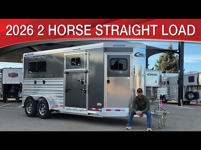 Preview image of 2026 Cimarron Norstar 2 Horse Straight Load Bumper Pull With Side Ramp youtube video